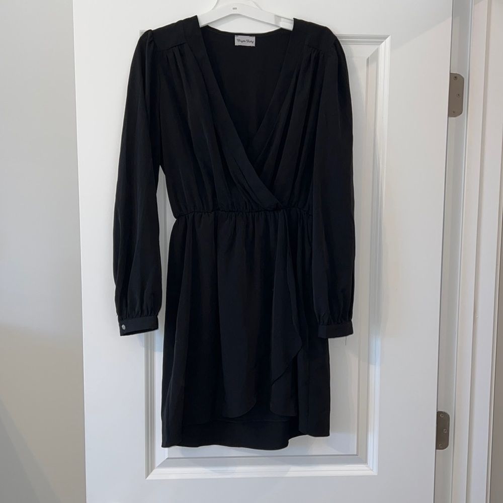 Brigette Bailey wrap dress long sleeve
